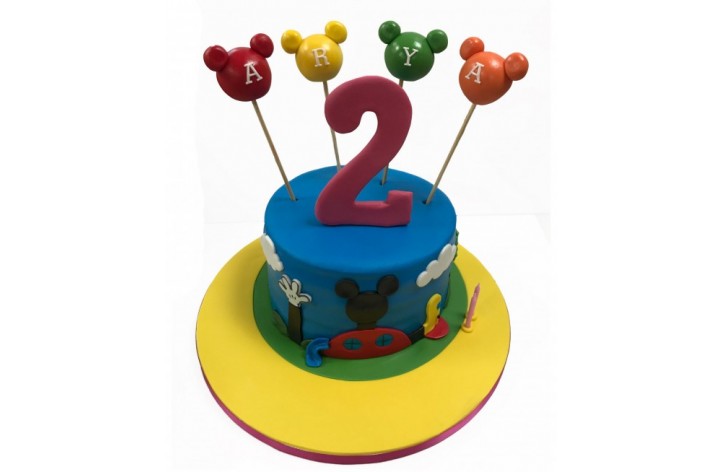 Mickey Clubhouse & Number Cake